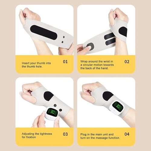 Rechargeable Adjustable Electric Wrist Massager
