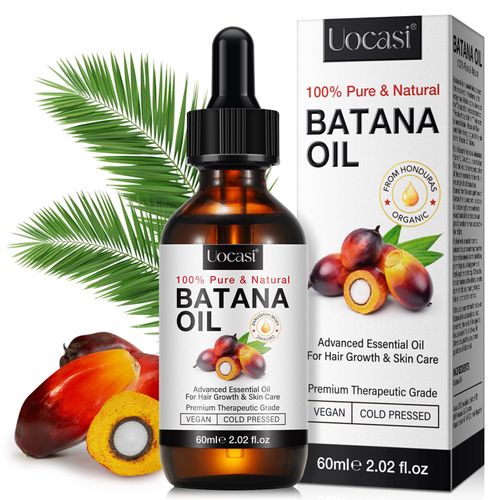 100% pure natural organic batana oil in 60ml volume. Enriched with Vitamin E and essential fatty acids, it boosts hair growth effectively, healthy and gentle for daily hair care, free shipping and cash on delivery.