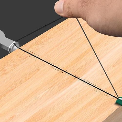 Durable Manual Chalk Line Reel with Level