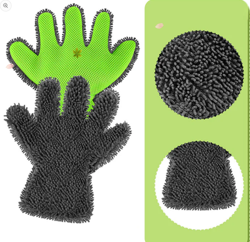 Buy one get one free - Double-sided five-finger car wash gloves