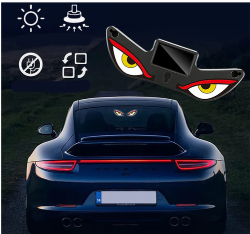 Buy one get one free - Waterproof dynamic solar-powered car eye protection