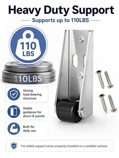 Car Door Long Bracket Rotating Casters (Set of 4)