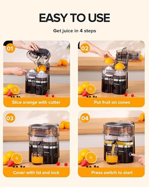 Double-Head Automatic Citrus Juicer