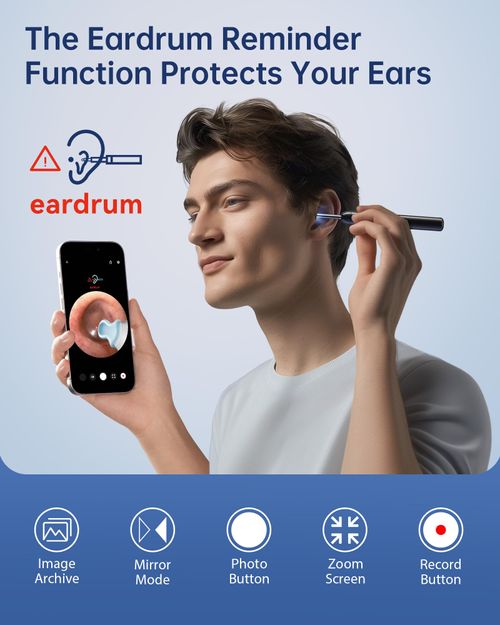 🔥HOT SALE🔥 COD！Visual Ear Scoop, Wireless WiFi Endoscope, High-Definition Ear Cleaning