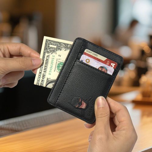 🔥HOT SALE🔥 COD！Batman ID Card Holder, Men's Wallet, Card Holder, Multi-Slot Card Case, Character-Themed Cutout Design, Best-Selling 3-Slot Model