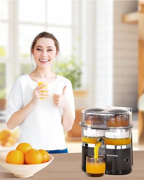 Double-Head Automatic Citrus Juicer