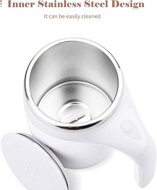 Automatic Magnetic Stirring Coffee Cup with Lid