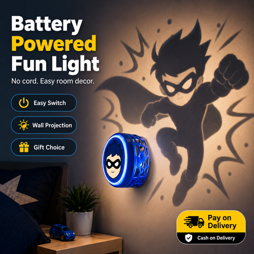 Spider Hero Inspired Shadow Lamp, Projector Night Light for Bedroom Wall Decor, Hero Scene Room Lighting, Kids Room Decoration, COD, Free Shipping, Pay on Delivery