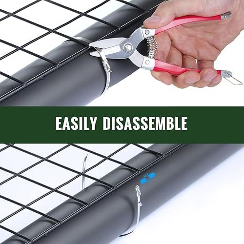 Stainless steel fastening strap tool | Four times stronger than plastic | Includes 150 fastening straps