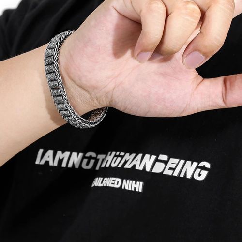 Buy 1 Get 2 Chinese style six-words feng shui bracelet, Buddhist lucky amulet for wealth and love, exquisite jewelry as a sweet gift for your lover, free shipping and cash on delivery