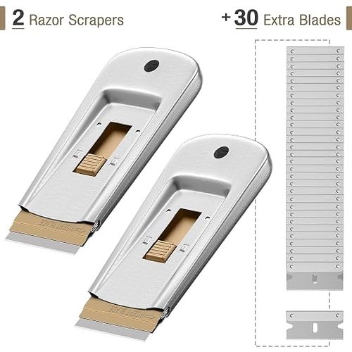 Multi-functional stainless steel cleaning scraper
