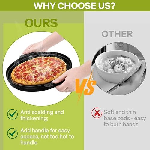 Foldable Microwave Oven Cover with Mat
