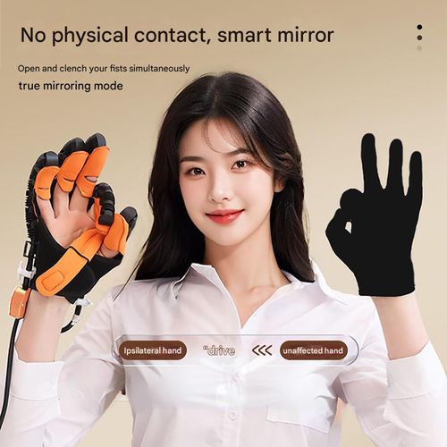 2025 New Upgrade Rehabilitation Robot Gloves – Electric Hand Massager & Stroke Recovery Therapy Equipment with 4 Workout Modes, 5 Adjustable Speeds, Long-Term Relief for Finger Cramp & Stiffness, Home Use