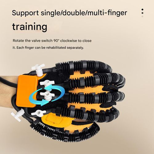 2025 New Upgrade Rehabilitation Robot Gloves – Electric Hand Massager & Stroke Recovery Therapy Equipment with 4 Workout Modes, 5 Adjustable Speeds, Long-Term Relief for Finger Cramp & Stiffness, Home Use