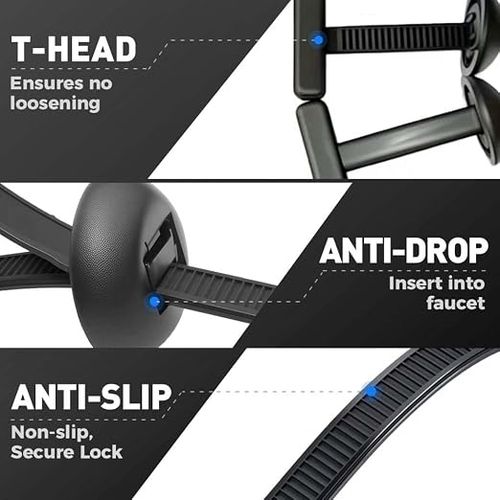 Industrial Grade Heavy Duty Zip Ties - Home and DIY Safety Fastening Tools (100 Packs)
