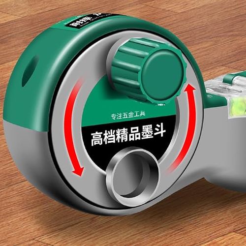 Durable Manual Chalk Line Reel with Level