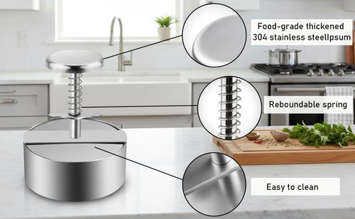 🍔Manual hamburger patty press