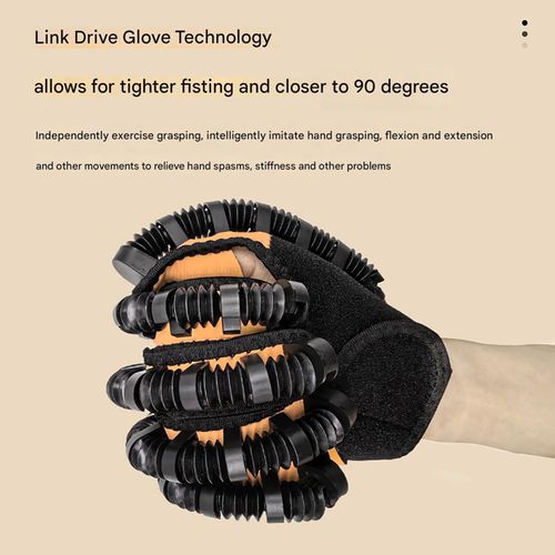 2025 New Upgrade Rehabilitation Robot Gloves – Electric Hand Massager & Stroke Recovery Therapy Equipment with 4 Workout Modes, 5 Adjustable Speeds, Long-Term Relief for Finger Cramp & Stiffness, Home Use