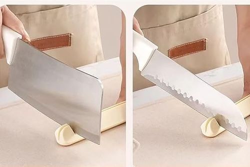 Vegetable Cutter Hand Protector with Built-in Sharpener