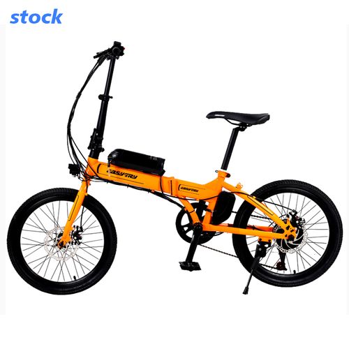 easy-try supplier Hi-ten steel frame ebike single speed electric bike 20 inch folding electric bicycle