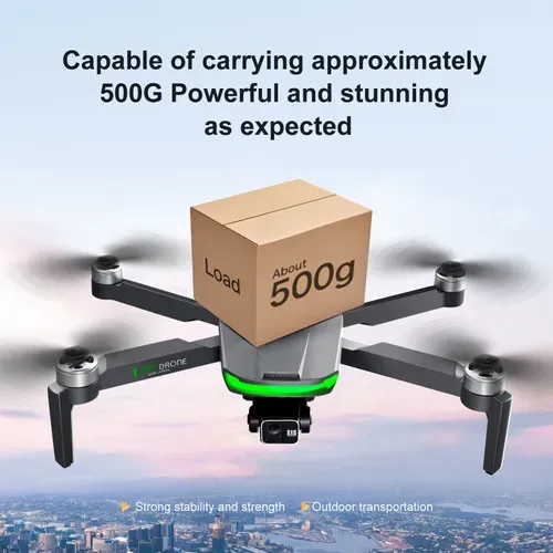 8K FPV Wifi 6km Long Range Laser Obstacle Avoidance Foldable Transport Drones with 2.7k Camera GPS