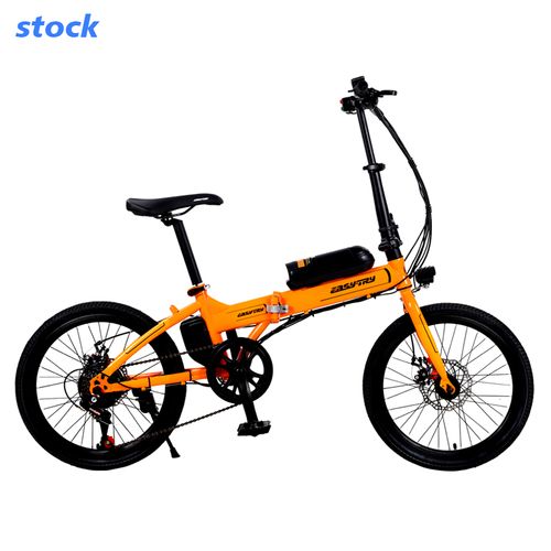 easy-try supplier Hi-ten steel frame ebike single speed electric bike 20 inch folding electric bicycle