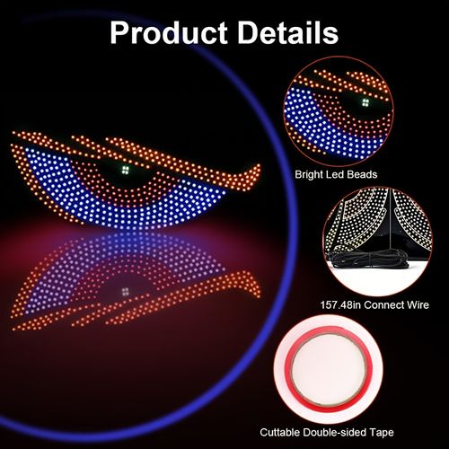 USB-Powered Demon Eye LED Car Lights