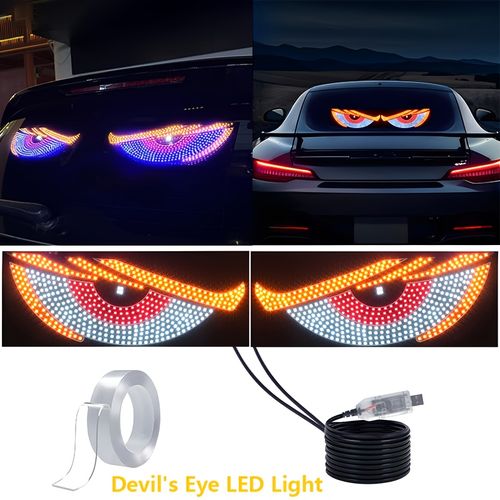 USB-Powered Demon Eye LED Car Lights