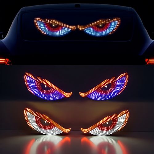 USB-Powered Demon Eye LED Car Lights