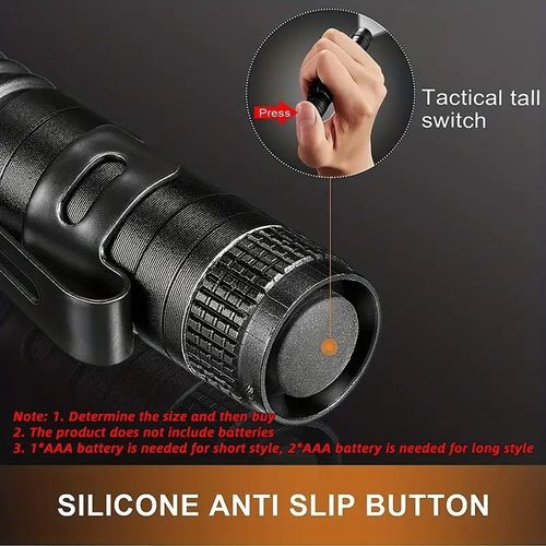 LED Penlight with Clip, 500-Lumen Mini Pocket Medical Penlight, Inspection Flashlight, Dental and Camping LED Flashlight