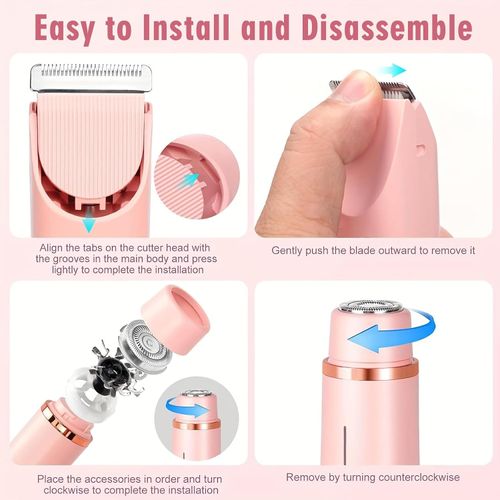 Electric dual-head shaver