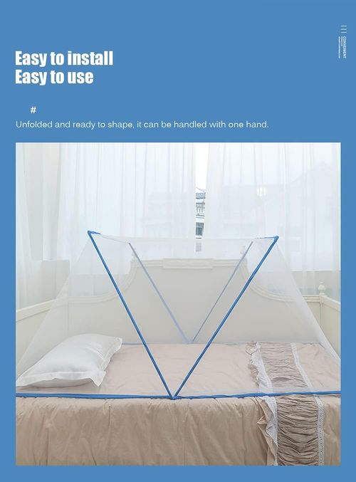 Pop-up Foldable Double Mosquito Net (No Installation Required)