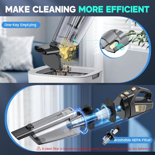 Handheld Vacuum Cordless, Hand Held Car Vacuum Cleaner