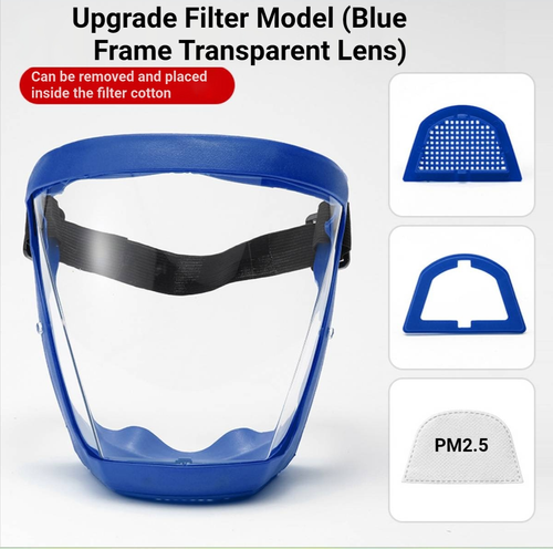 Super Protective Face Shield,Anti Fog Mask,Adult Clear Face Shield,Plastic Face Mask