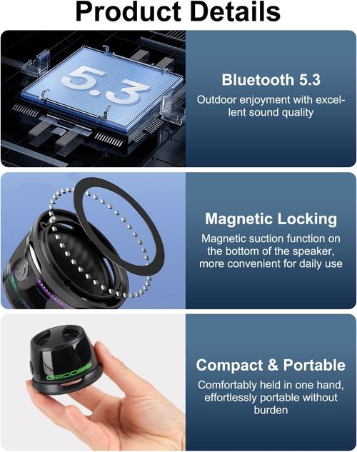 G200 Mini Wireless Bluetooth Speaker with Magnetic Stand
