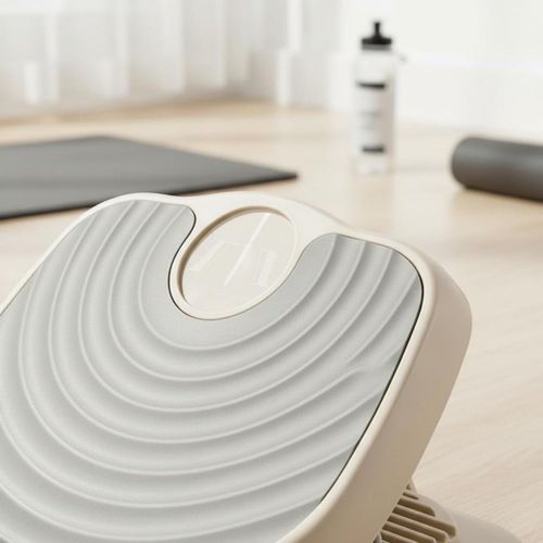 Multi-Function Calf Stretcher Improves Flexibility Foot Arch Stretcher 13-Level Adjustment Leg Stretching Device Digital Timer for Indoor, Elegant Gray - Timer
