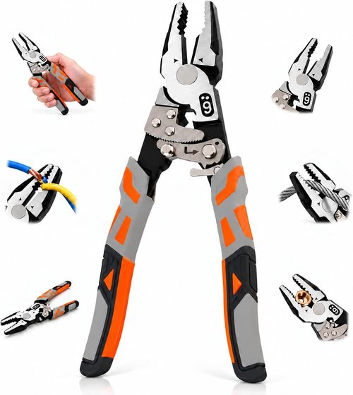 Industrial-Grade Ratcheting Self-Locking Labor-Saving Wire Pliers