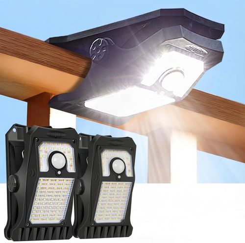 Clip-on lights, solar lights, motion-sensor lights, garden lights, outdoor wall lights, camping lights, fill lights.