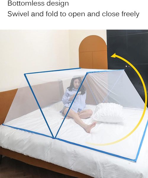 Pop-up Foldable Double Mosquito Net (No Installation Required)
