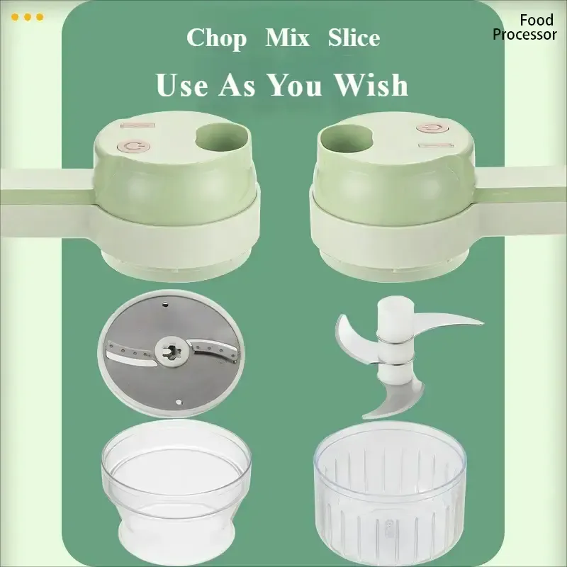 Multifunctional Household Food Chopper & Processor – Cordless Electric Dicer for Garlic, Minced Meat, and Baby Food Prep