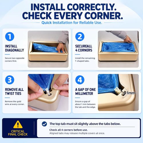 Shoe Covers Dispenser with 100 Shoe Covers for Home,Offices, Factories