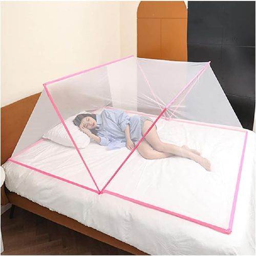 Pop-up Foldable Double Mosquito Net (No Installation Required)