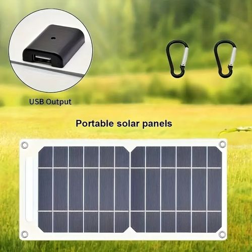 6W Small Flexible Solar Panel – Portable Emergency Power Charger for Mobile Phones (Outdoor Use)