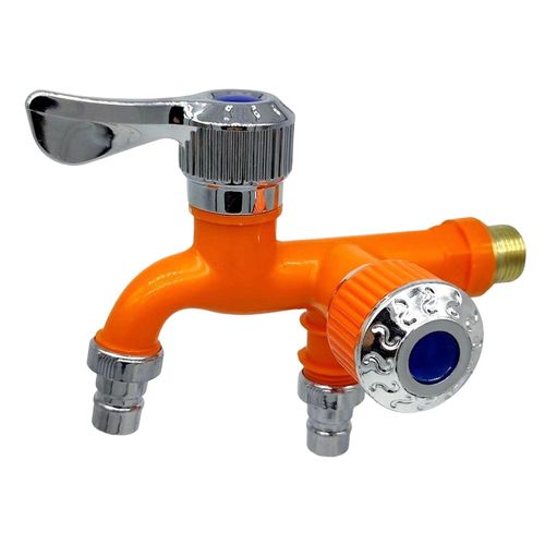 New dual-use faucet with two outlets—sun-resistant, freeze-resistant, and heat-resistant.