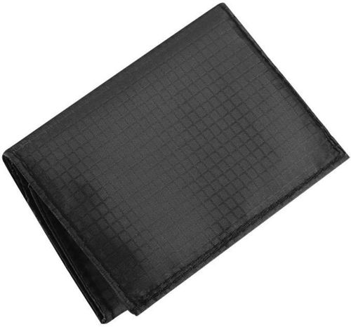 Compact waist pouch for casual travel—stores documents, coins, passport, cash, and cards.