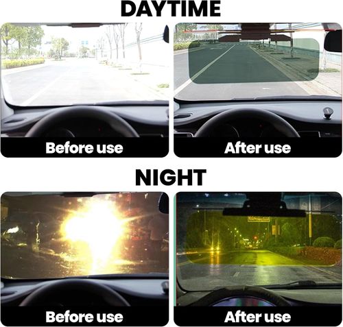 Automotive Day Night Anti-Glare Visor – Night Vision & Anti-Dazzle Shield for Car Sun Visors