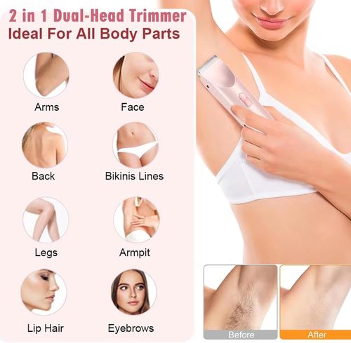 Electric dual-head shaver