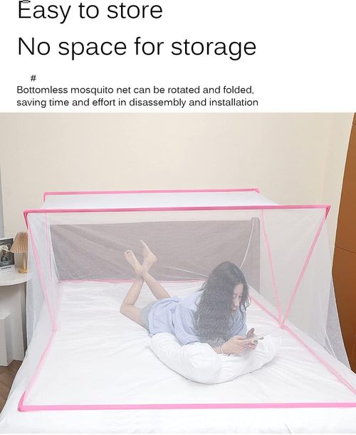 Pop-up Foldable Double Mosquito Net (No Installation Required)