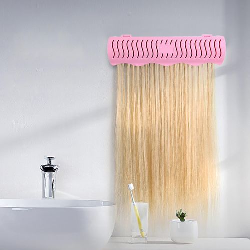 Hair Extensions Hanger,Hair Extension Rack for Wall - Lightweight Hair Styling Tool, Wig Holder for Styling Washing Drying, Hair Rack, Hair Extension Display