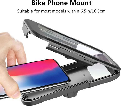 Waterproof Motorcycle Handlebar Phone Mount with Navigation Capability